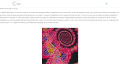 Desktop Screenshot of medicinabiologica.eu